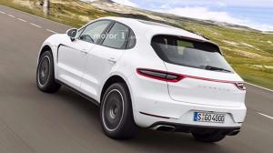 Новый кроссовер Porsche показался на рендерах