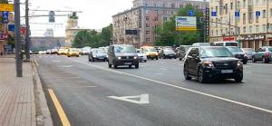 В Москве появятся временные выделенные полосы