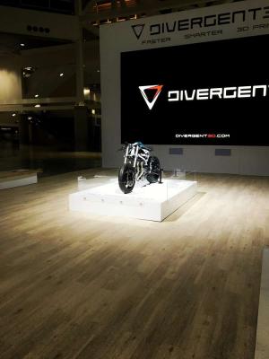 Divergent 3D Dagger - мотоцикл с компонентами напечатанными на 3D-принтере 