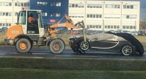 В Германии разбили гиперкар Bugatti Chiron