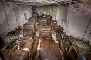 Во Франции нашли спрятанные под землей автомобили 1930-х 