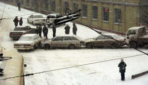 В Москве в течение суток зафиксировали почти тысячу ДТП