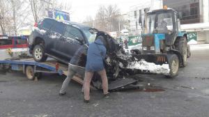 В Пензе при столкновении автобуса и легковушки погиб человек