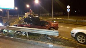 Жуткое ДТП в Алматы: водитель выжил и сбежал