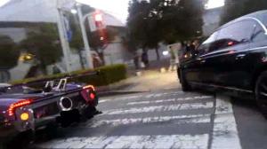 Авария Pagani Zonda и Maybach 
