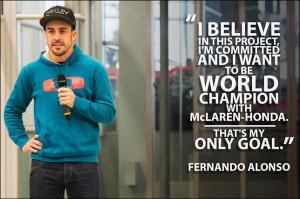 Алонсо подтвердил преданность McLaren-Honda