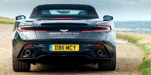 Aston Martin вывел на тесты DB11 c мягким верхом