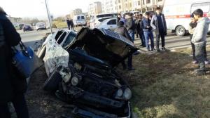 Три человека пострадали в крупном ДТП в Алматы 