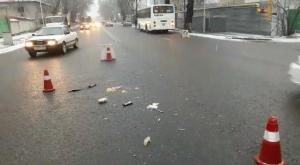 В Алматы автобус на полном ходу сбил насмерть пешехода 