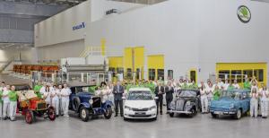 Компания Skoda выпустила 19-миллионный автомобиль