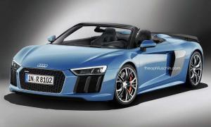 Audi R8 V10 Plus Spyder готовится увидеть свет в следующем году