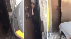 Водитель "заблокировал" жителей в собственном подъезде