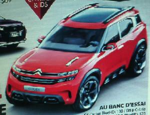 Изображение Citroen Aircross появилось в сети накануне премьеры