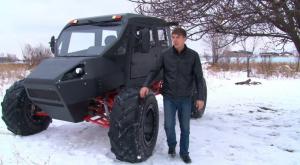 Алматинец в гараже собрал вездеход