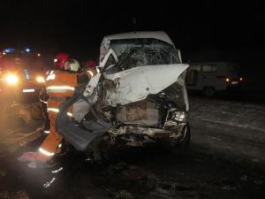 На трассе М1 под Столбцами маршрутка со школьниками попала в аварию: пострадали 5 человек