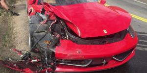 26-летний парень разбил арендованный Ferrari 458 Italia