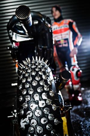 Маркес в Альпах на Honda RC213V