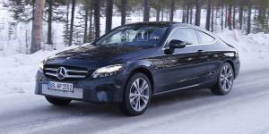 Шпионские снимки Mercedes-Benz C-Class Coupe 
