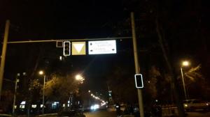 В Алматы на перекрестке с неработающим светофором столкнулись два авто 