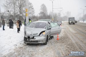 В Бобруйске автомобиль ГАИ снова попал в ДТП