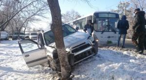 Еще одно ДТП с участием автобуса произошло в Алматы