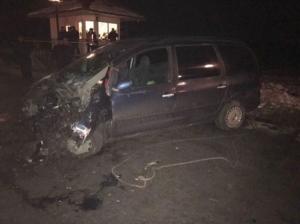Скоростной поезд Интерсити протаранил автомобиль 