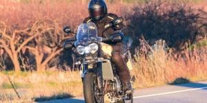 Первые шпионские фото Triumph Tiger 800