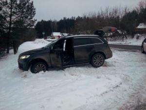 В Минске россиянин на Audi Q7, пытаясь уйти от погони ГАИ, вылетел в кювет