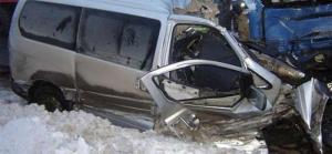 Под Пермью из-за гололеда столкнулись 22 автомобиля