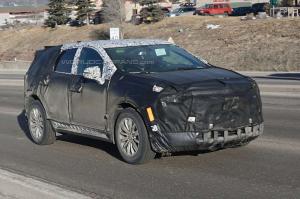 Шпионские снимки Cadillac XT5 2016 года 
