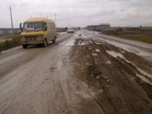 Акция протеста водителей автобусов в Ширване и Сальяне