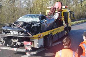 В Германии разбили Ferrari 458 Spider за 230 тысяч евро