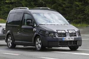 Первые шпионские фотографии Volkswagen Caddy 2015