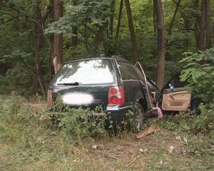 В Гомельской области VW вылетел в кювет и врезался в дерево: погиб пассажир