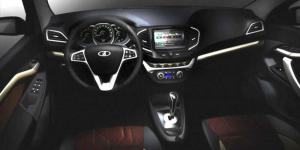 «АвтоВАЗ» показал изображение интерьера Lada Vesta