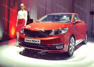 Рестайлинговый седан Kia Rio: первая фотография