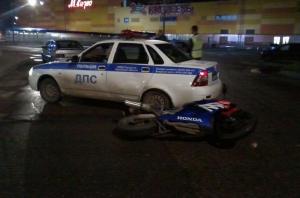 Полицейский автомобиль провоцировал ДТП в Караганде