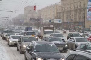 Перед Новым годом загруженность дорог в Москве возрастет на 30%