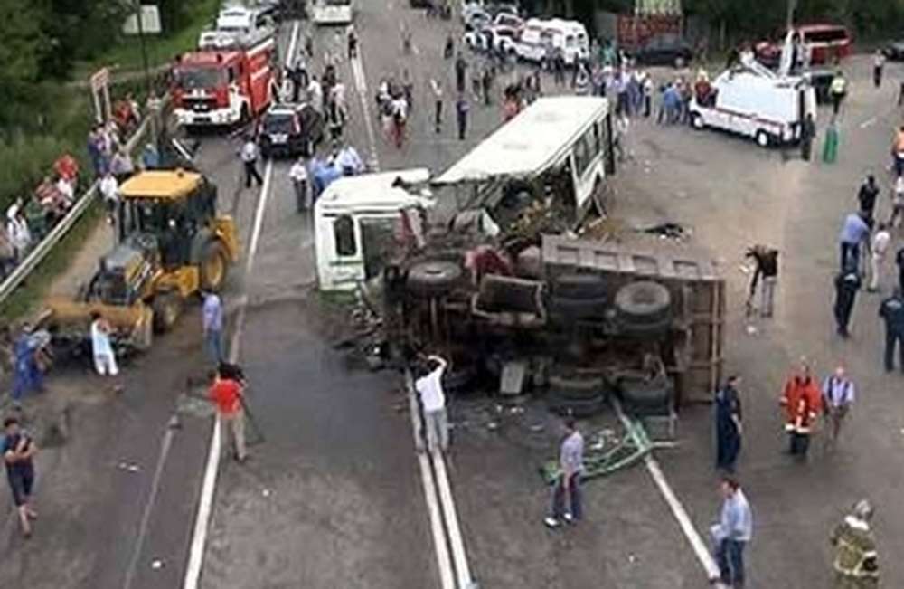 10 жертв одного автобуса в Казахстане