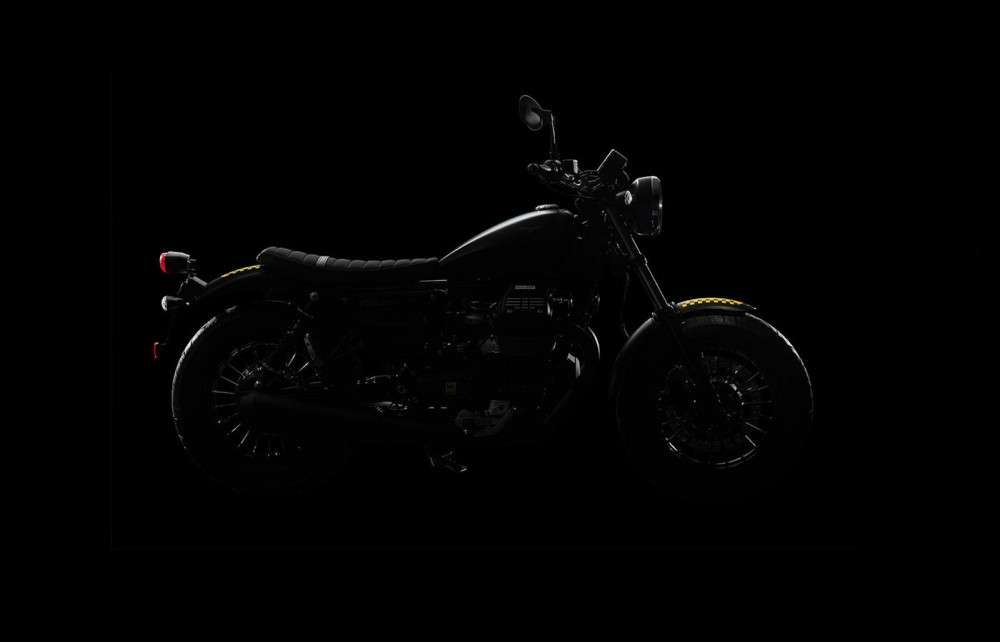 Опубликован тизер нового ретро круизера Moto Guzzi V9