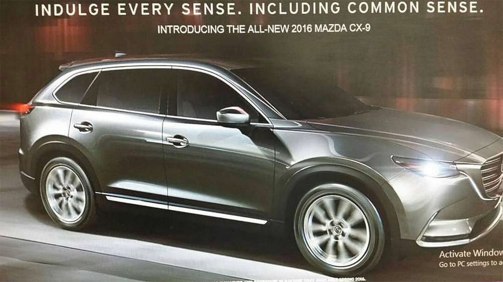 Новый кроссовер Mazda CX-9 рассекретили до премьеры