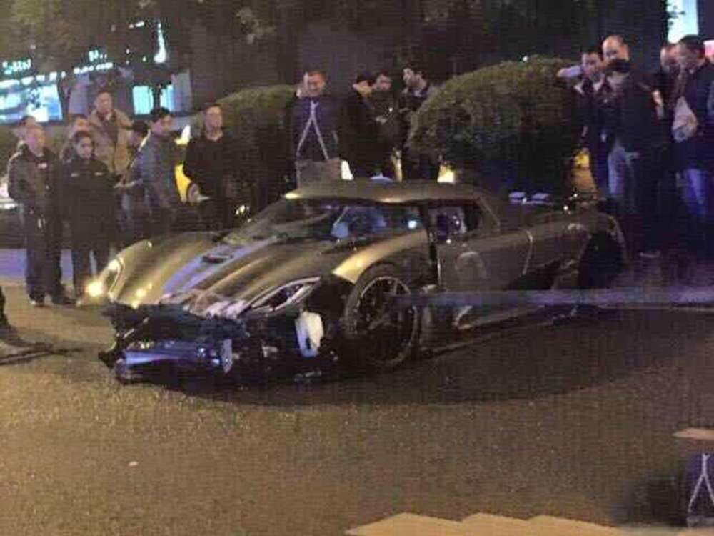 В Китае произошло ДТП с участием эксклюзивного гиперкара Koenigsegg Agera R