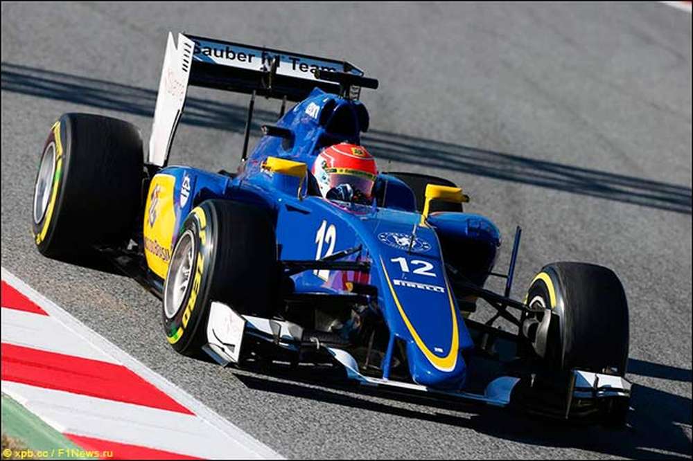 В Sauber проводят съёмочный день