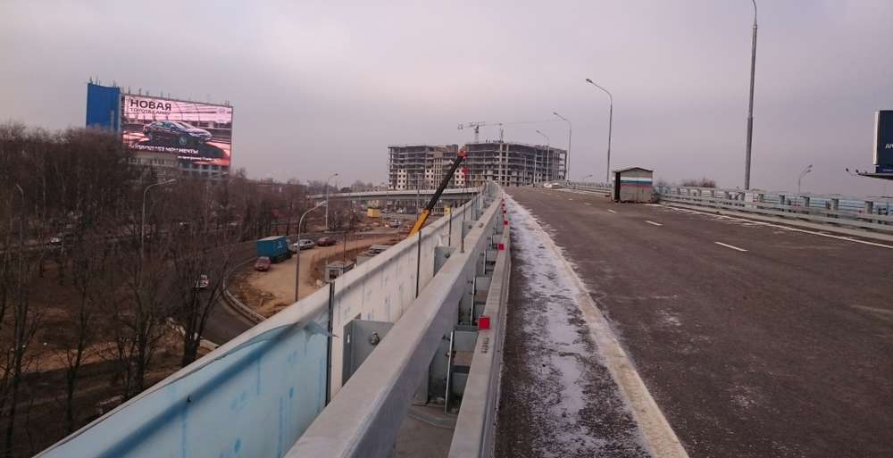 В столице открылось движение на новой развязке