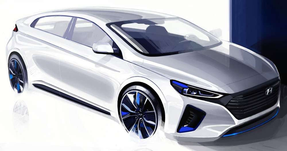 Новая модель Hyundai показалась на очередных эскизах