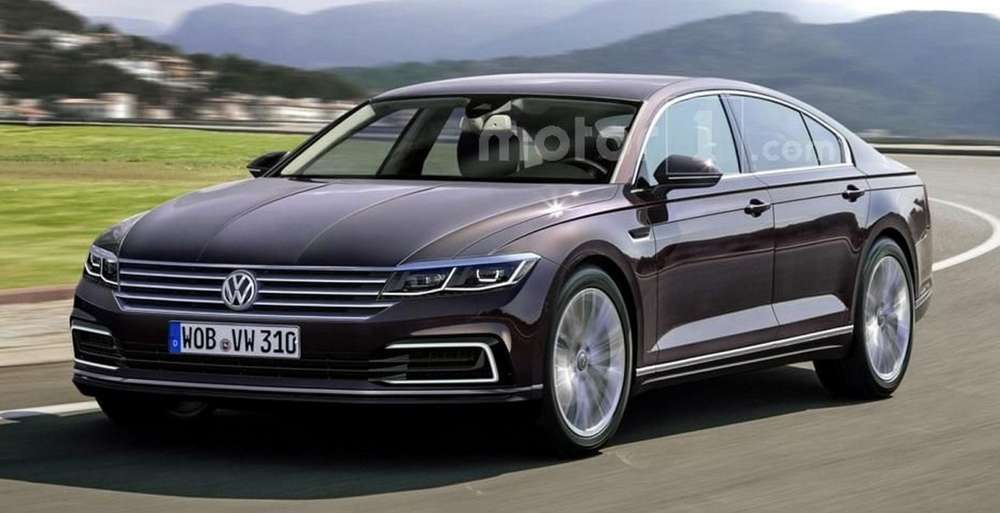 В Сети опубликован рендер второго поколения Volkswagen Phaeton
