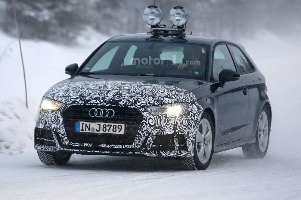 Обновленный 3-дверный Audi A3 выехал на испытания