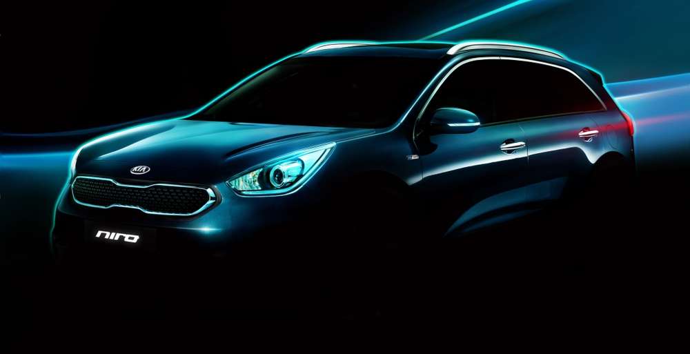 Компания Kia опубликовала официальные изображения гибридного вседорожника Niro Hybrid