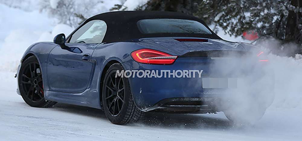 Porsche Boxster Spyder будет оснащен новым 375-мотором