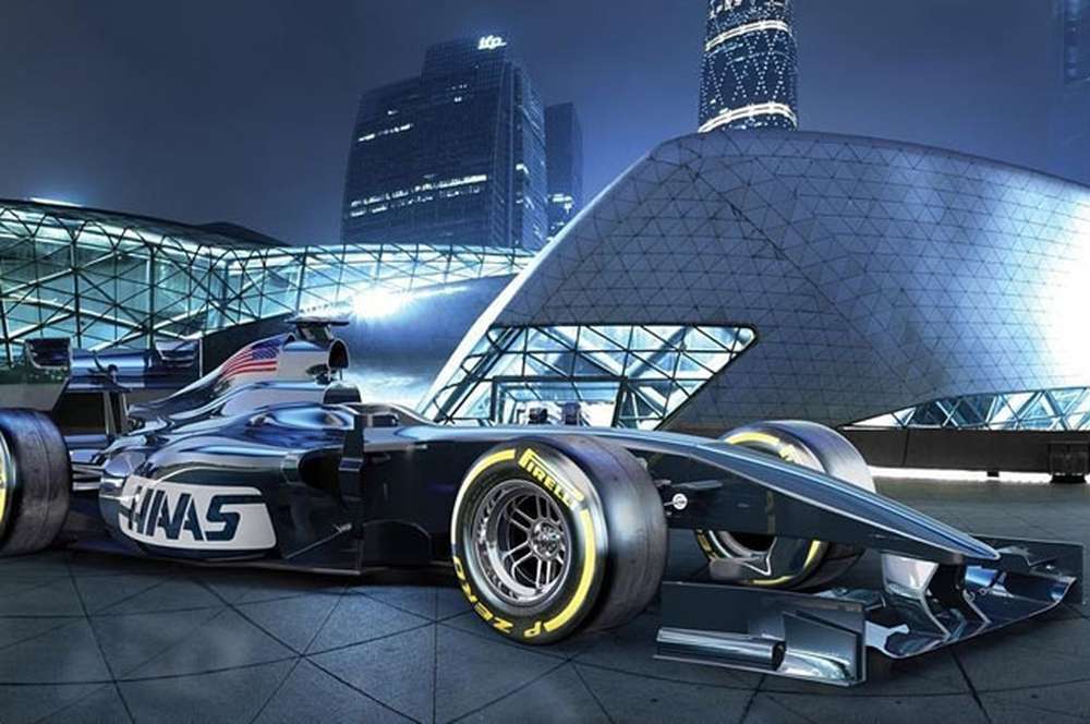 Раскраска машин Haas от Романа Грожана